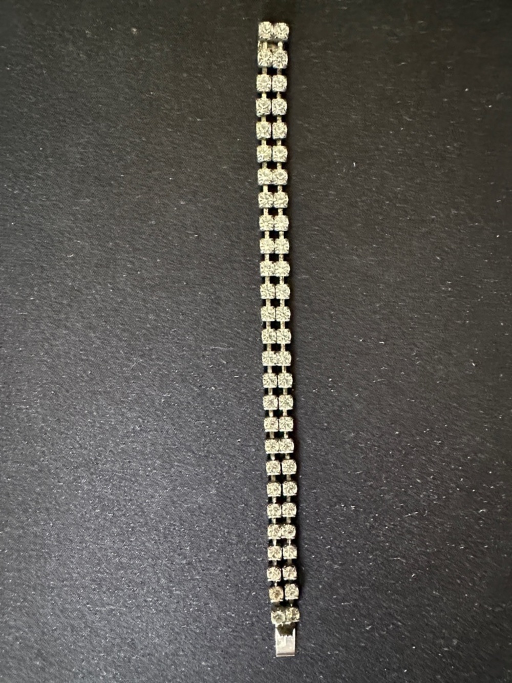 Classic Rhinestone Tennis Bracelet in Silver